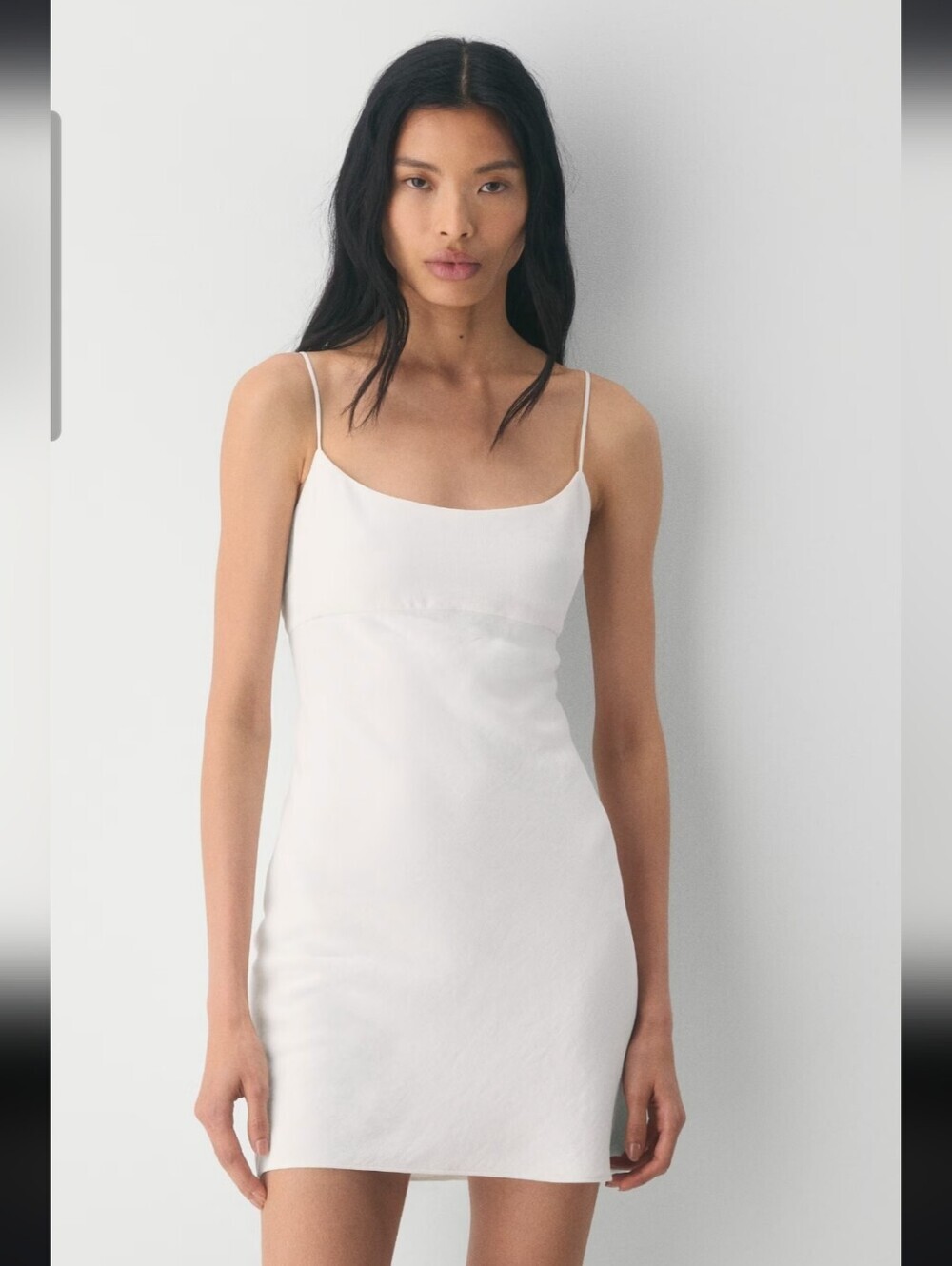 Aritzia Wilfred White Mini Dress 8